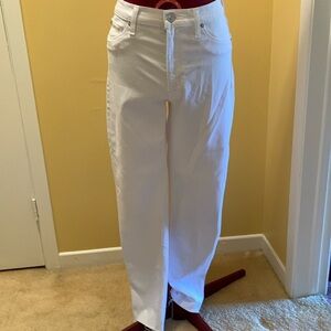 Hudson Barbara High-Waist White Super Skinny Ankle Jeans NWOT